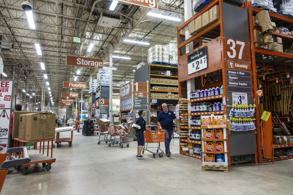 Florida, Miami Beach, Home Depot Store Interior. (Photo by: Jeffrey Greenberg/Universal Images Group via Getty Images)