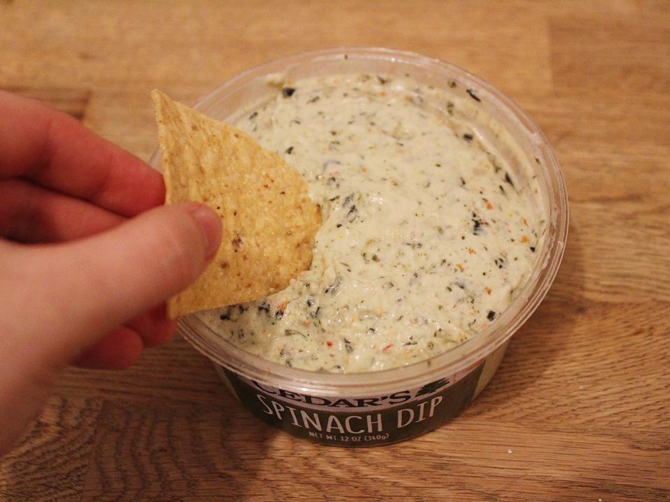 cedars spinach dip