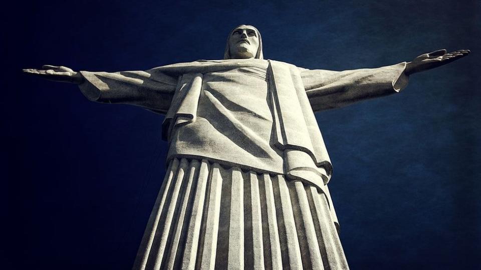 Estatua de Jesús en Río de Janeiro.