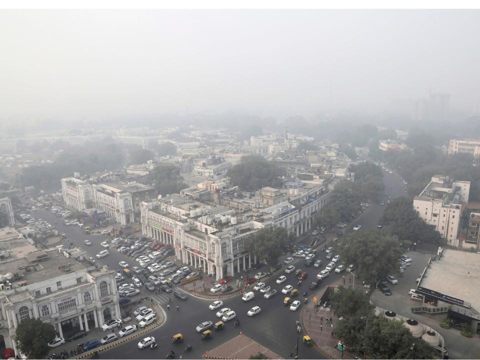 New Delhi pollution coronavirus