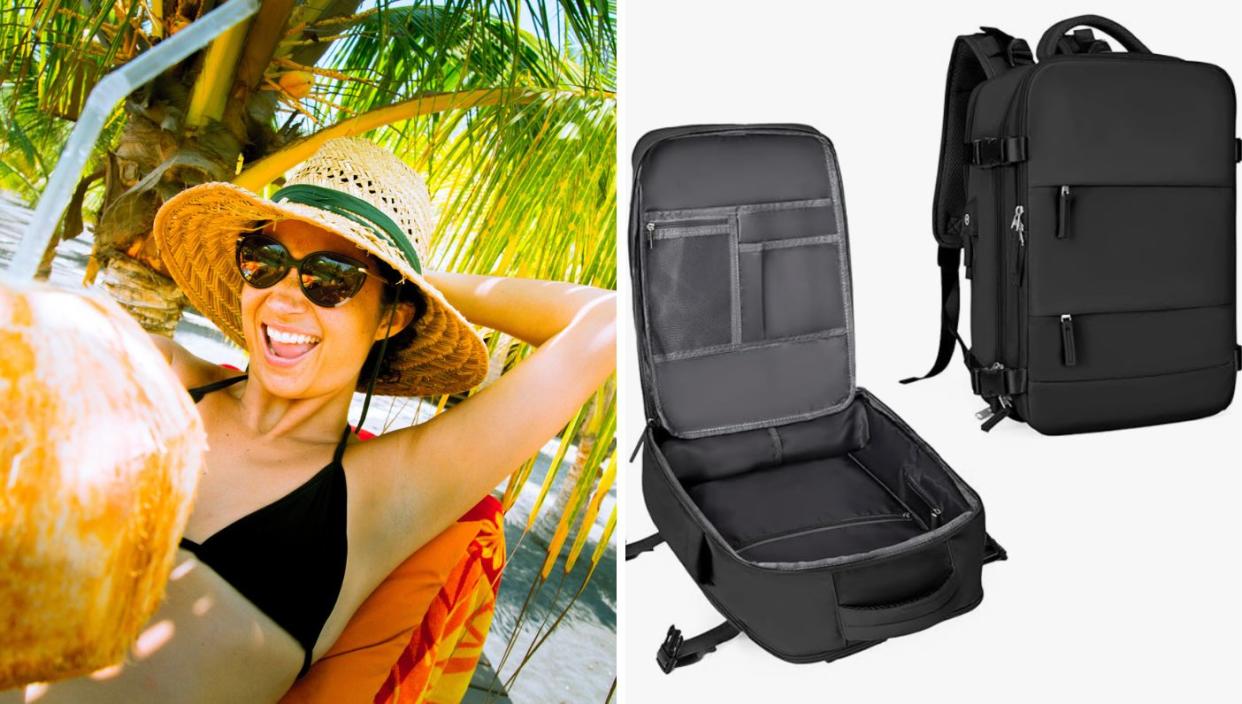 Affordable travel backpacks on Amazon Singapore. (PHOTO: Coowoz/Amazon)
