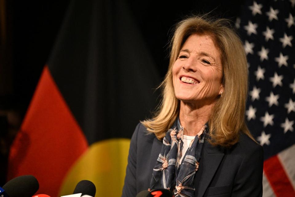 Caroline ahora trabaja como embajadora internacional para EE.UU. (AFP /AFP vía Getty Images)