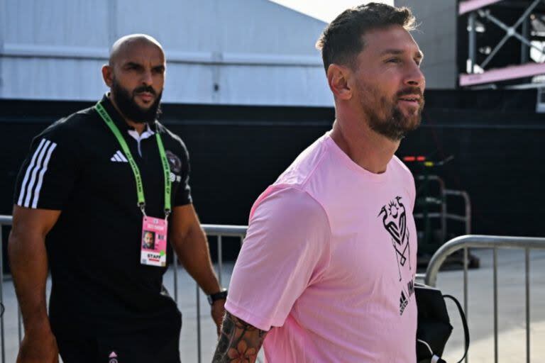 Yassine Cheuko, el guardaespaldas de Lionel Messi, mostró su entrenamiento