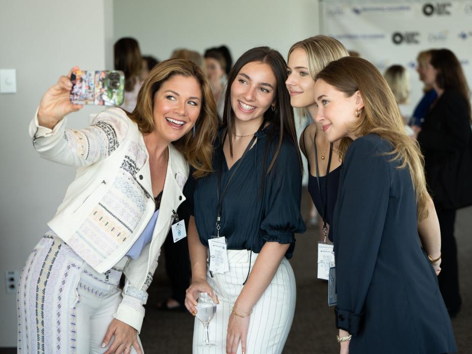 Sophie Grégoire Trudeau, Alexa Moses, Clara Rohatyn and Aerin Atinsky attend World Eating Disorders Action Day Luncheon 2023 National Alliance For Eating Disorders x Mental Health Coalition at United Nations on June 02, 2023 in New York City.