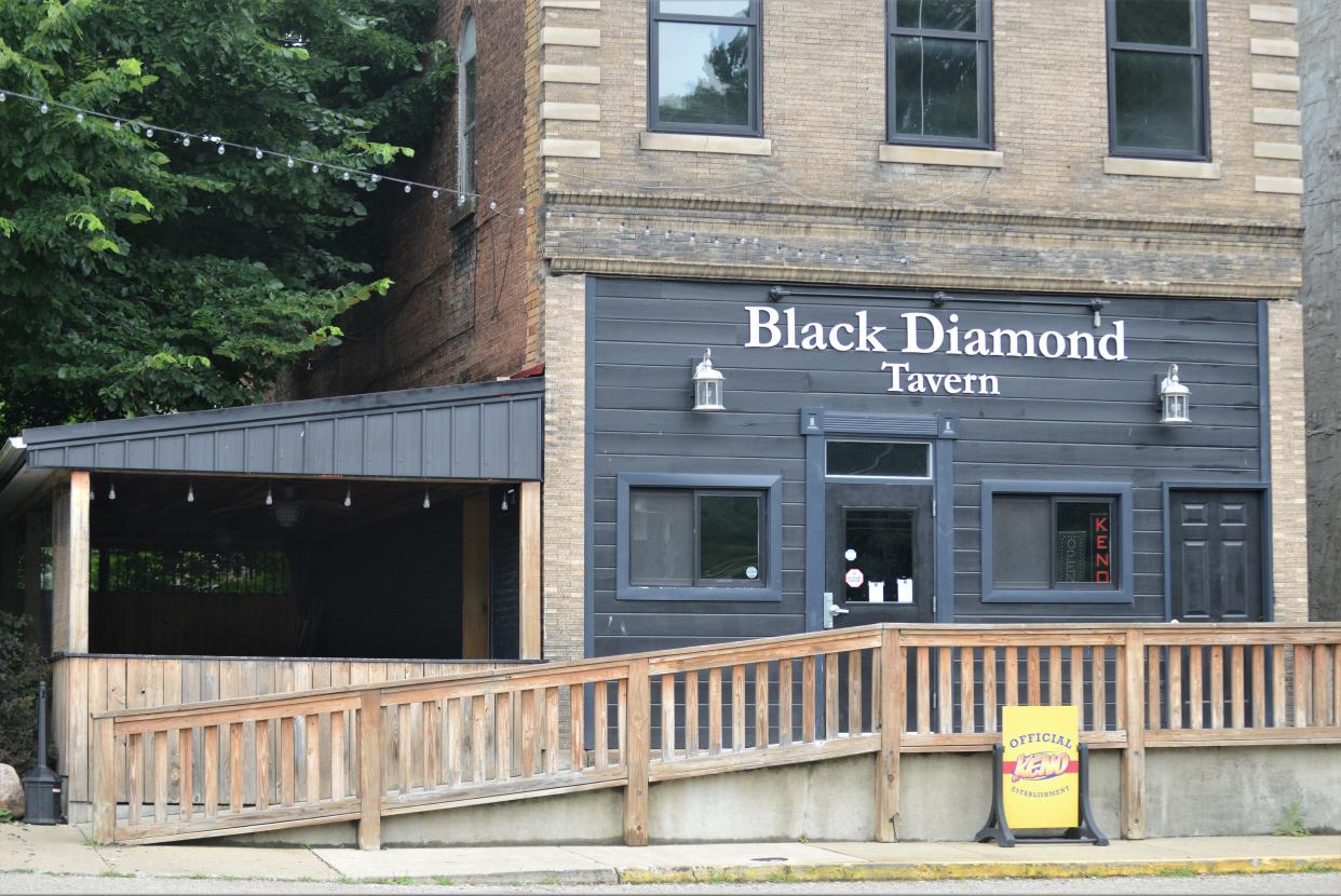 Black Diamond Tavern, which was opened by Black Diamond Development in November 2020, highlights the renovation of buildings at 106 and 126 W. Main St. in Shawnee. Black Diamond was granted an Ohio Historic Preservation Tax Credit by the state in June to complete its project.