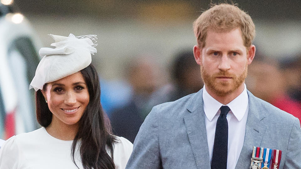 Prince Harry is reportedly feeling "tormented by his fractured family ties" while wife Meghan Markle is also "struggling" with their new life in LA. Photo: Getty