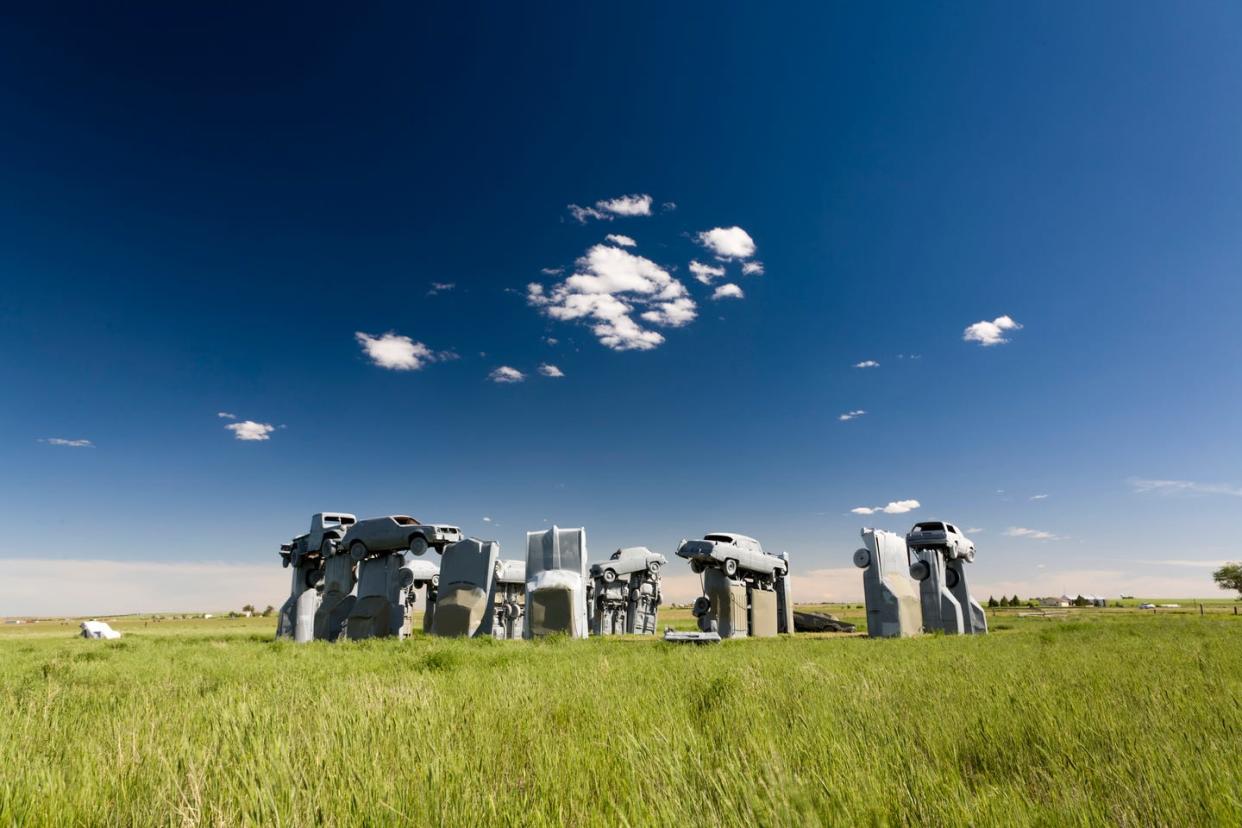 oldest roadside attractions carhenge