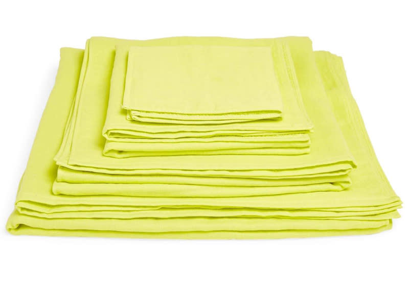 <p>These luxe towels are a chic (and affordable) way to add a major splash of color to your bathroom.</p> <p>From $12 (originally from $15) | <a rel="nofollow noopener" href="http://click.linksynergy.com/fs-bin/click?id=93xLBvPhAeE&subid=0&offerid=472601.1&type=10&tmpid=23216&RD_PARM1=http%3A%2F%2Fwww.abchome.com%2Fshop%2Fuchino-citron-gauze-towels&u1=Instyle" target="_blank" data-ylk="slk:ABC Carpet & Home;elm:context_link;itc:0;sec:content-canvas" class="link ">ABC Carpet & Home</a></p>