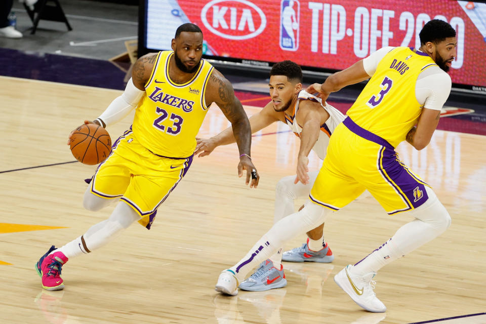 LeBron James and Anthony Davis, Los Angeles Lakers