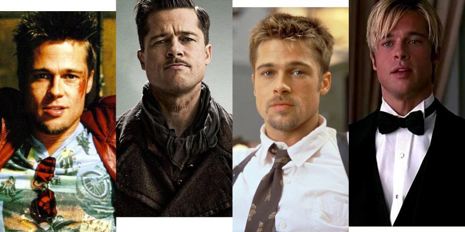 <p>Brad Pitt isn't an actor known for making waves on the red carpet. He isn't a style innovator, or a risk-taker. He's a well-fitted tux kinda guy, and hey - there's nothing wrong with that. </p><p>But onscreen is a different matter. From <em>Fight Club </em>to <em>Ocean's Eleven </em>to <em>Inglourius Basterds</em>, his filmography is littered with examples of writers, directors and costume departments using their talents and his God-given looks to create iconic moments in mens style.</p><p>Here, we recount our favourites. And if you think<em> that </em>jacket from <em>Fight Club </em>isn't in there... well, think again.</p>
