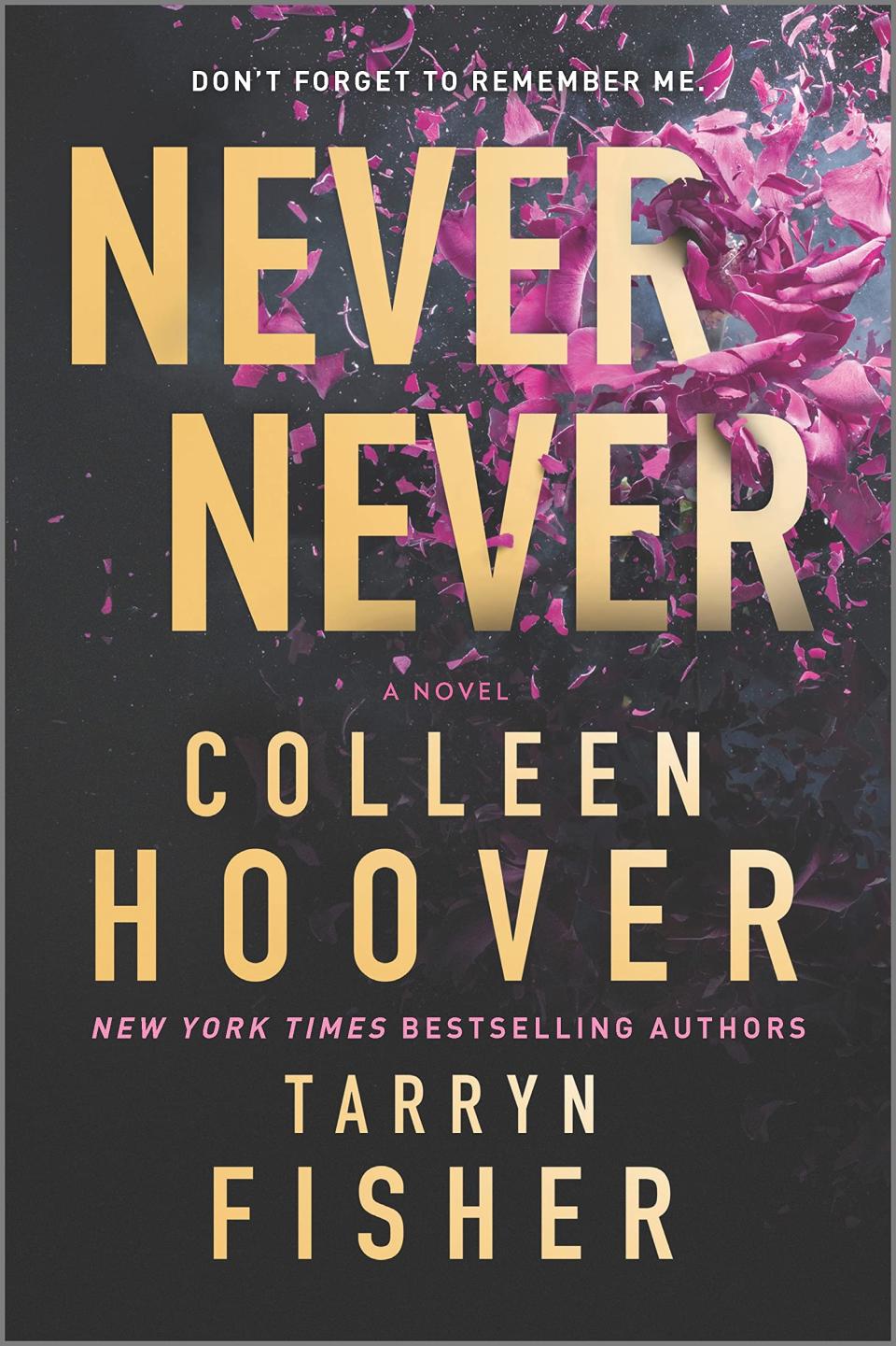 Colleen Hoover and Tarryn Fisher's new thriller 'Never Never' tops must
