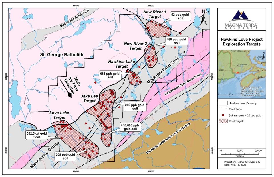 Magna Terra Minerals Inc., Monday, July 11, 2022, Press release picture