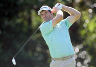 PALM HARBOR, FL - MARCH 15: Padraig Harrington of Ireland plays a shot on the ninth hole during the first round of the Transitions Championship at Innisbrook Resort and Golf Club on March 15, 2012 in Palm Harbor, Florida. (Photo by Sam Greenwood/Getty Images)