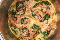 <p>These easy boneless pork chops have the most incredible creamy lemon sauce. And it all comes together in the Instant Pot—no stovetop or oven required.</p><p>Get the <a href="https://www.delish.com/uk/cooking/recipes/a31987230/instant-pot-pork-chops-recipe/" rel="nofollow noopener" target="_blank" data-ylk="slk:Creamy Instant Pot Pork Chops" class="link ">Creamy Instant Pot Pork Chops</a> recipe.</p>