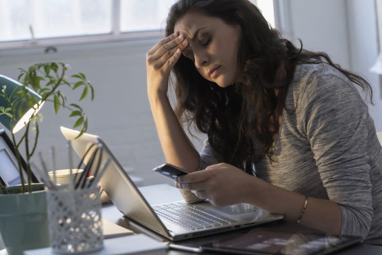 Since HR was based in another office a few hours away, the woman was forced to talk to HR by phone. <em>(Photo: Getty)</em>