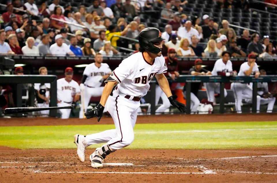 Diamondbacks Corbin Carroll makes his major league debut against the Phillies.