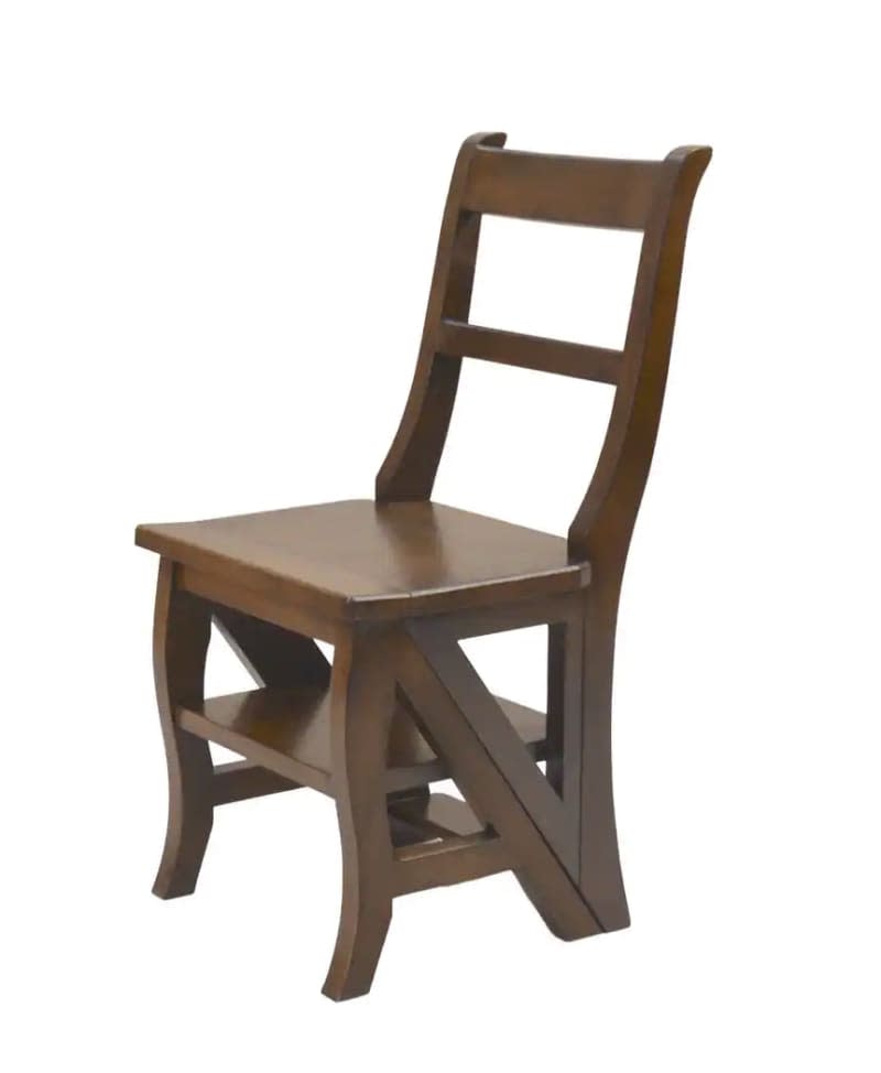 Carolina Cottage Chestnut Wood Folding Library Chair