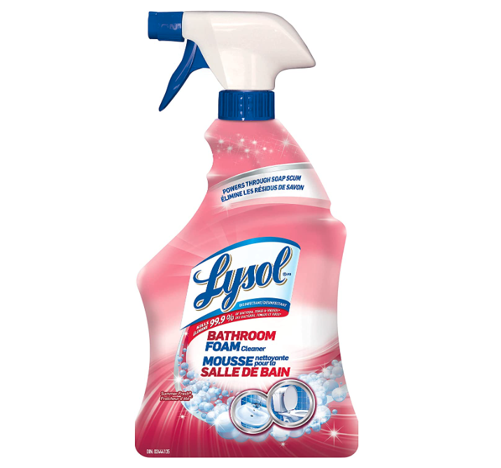 Lysol Bathroom Cleaner Spray. Image via Amazon.