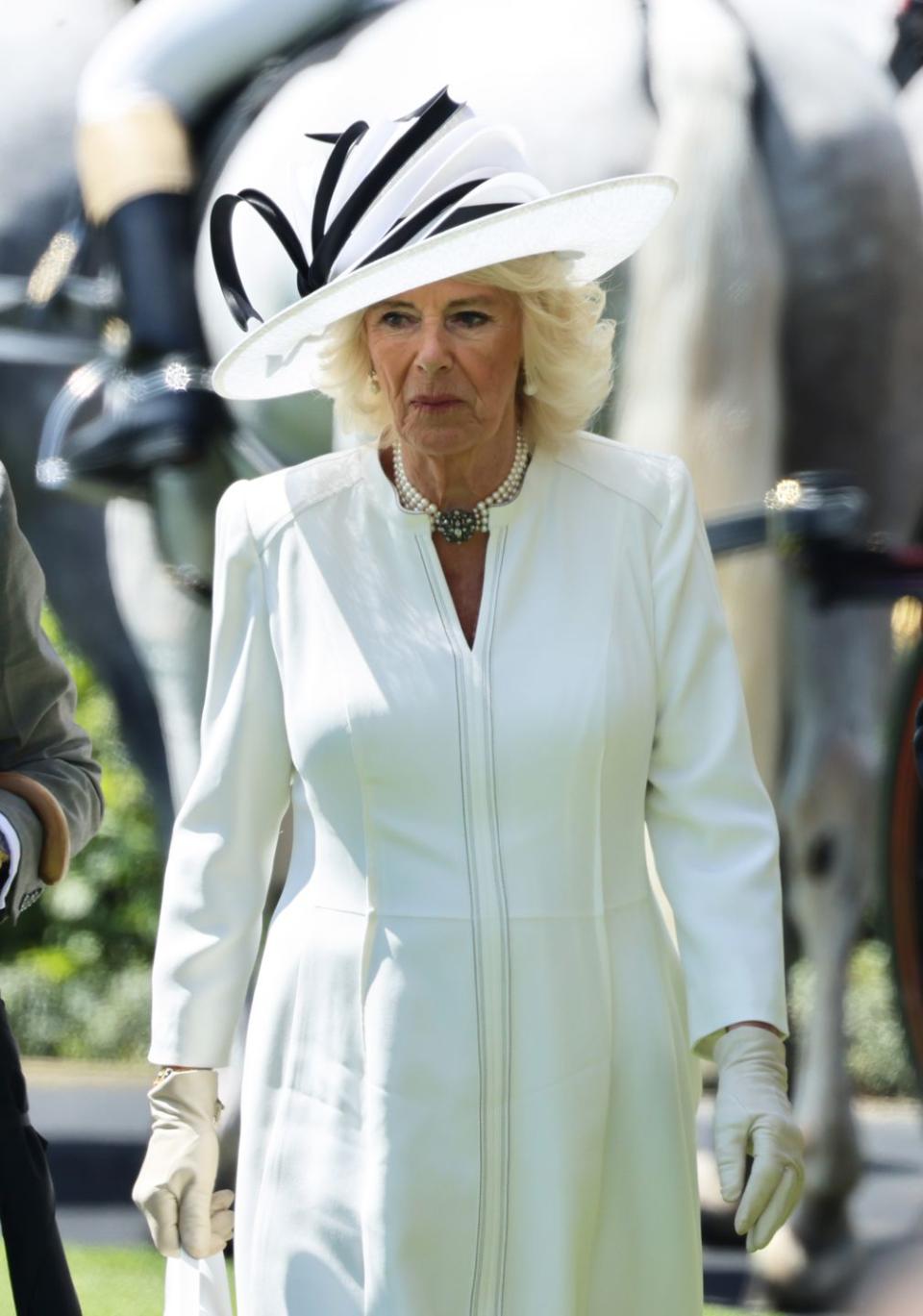 queen camilla at royal ascot 2023 day four