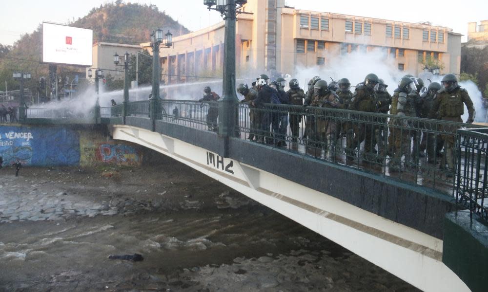 <span>Photograph: Sebastian Silva/EPA</span>