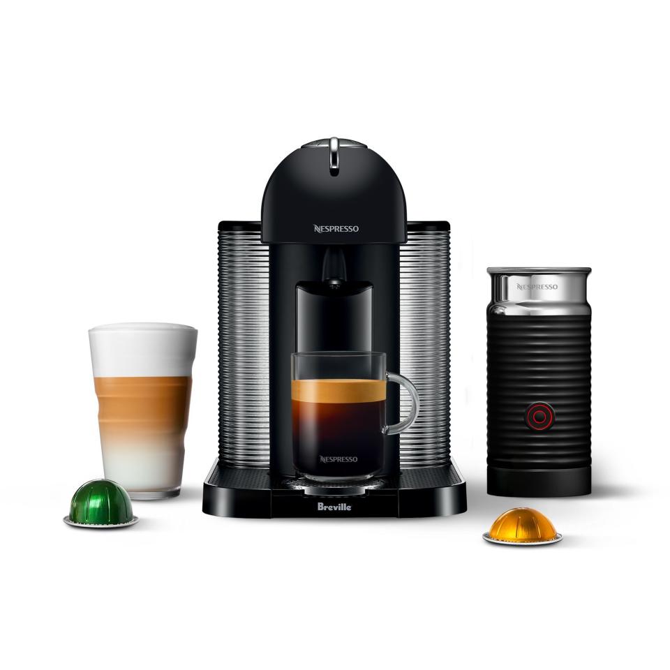 Vertuo Coffee and Espresso Machine with Aeroccino in Chrome