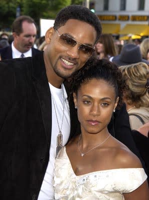 Will Smith and Jada Pinkett Smith at the LA premiere of Columbia's Men in Black II