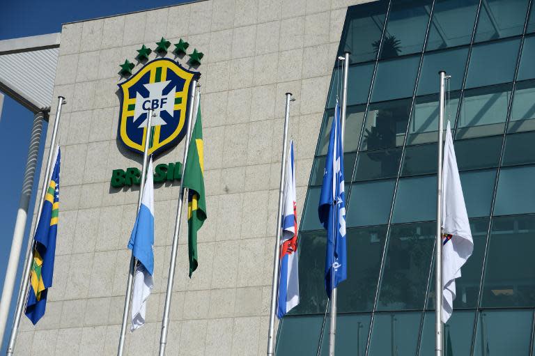 The headquarters of the Brazilian Football Confederation is seen in Rio de Janeiro, Brazil on May 27, 2015