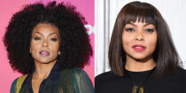 <p>Whether rocking natural textured curls, a classic updo, or a tousled lob, Taraji P. Henson always looks epic. Her latest hair overhaul? A super straight blunt bob and fringe that has 2018's next big hair trend written all over it.</p>