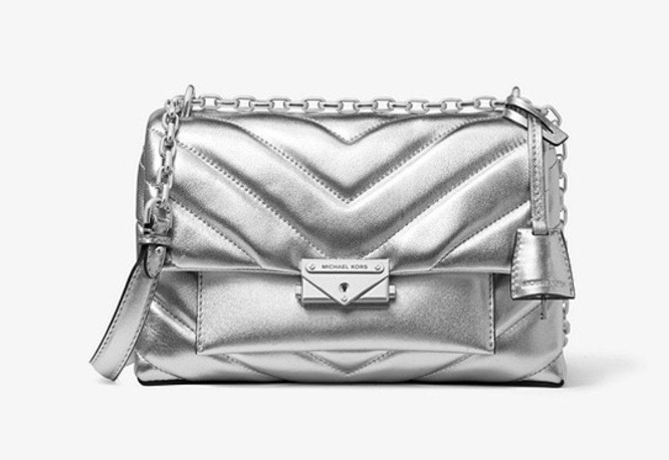 Cece Medium Quilted Metallic Leather Convertible Shoulder Bag. (PHOTO: Michael Kors)