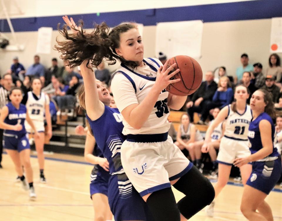 U-Prep's JoAnna Warren during the game against Orland on Feb. 22. U-Prep won 52-38.