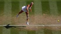 Tennis - Wimbledon - All England Lawn Tennis and Croquet Club, London, Britain - July 10, 2018 Italy's Camila Giorgi in action during her quarter final match against Serena Williams of the U.S. REUTERS/Andrew Couldridge