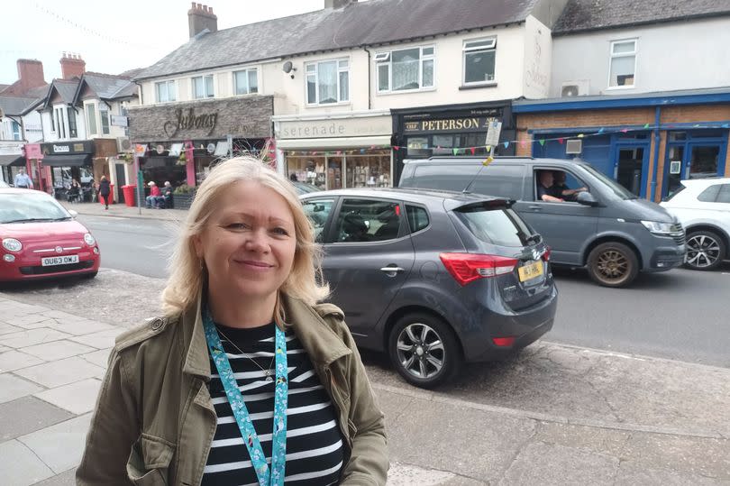 Cindy Morgan pictured in Rhiwbina