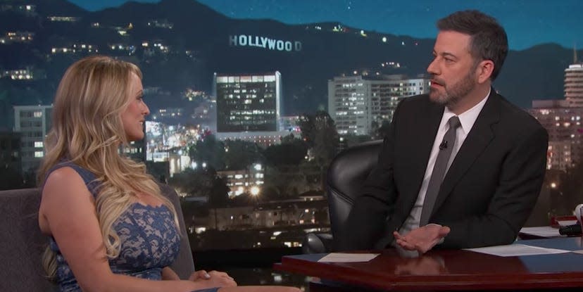 stormy daniels on kimmel