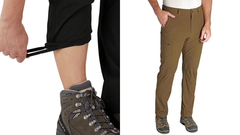 Pants with a wide range of stretch ensure a comfortable hike.