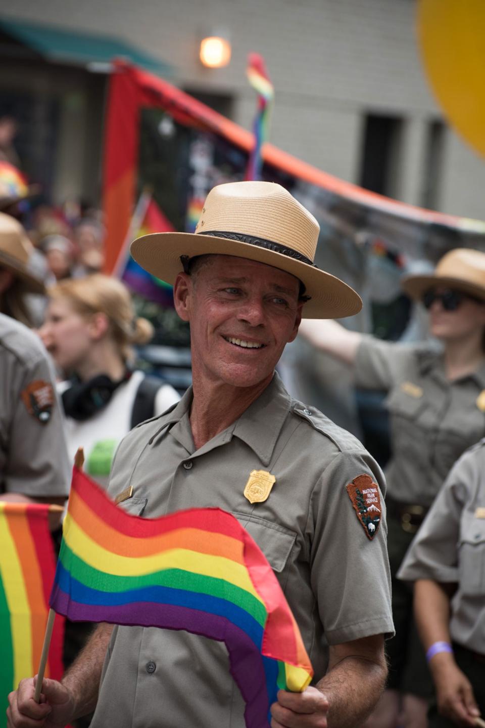 Photographer Ryan McGinley captures scenes of New York City's Pride weekend for Vogue.