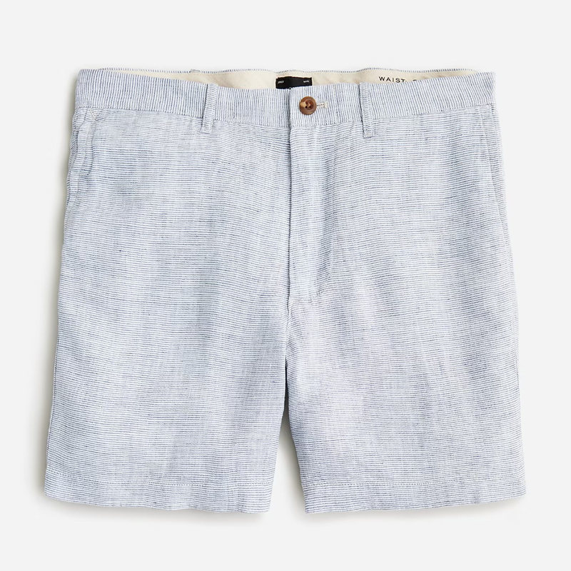 <p><a href="https://go.redirectingat.com?id=74968X1596630&url=https%3A%2F%2Fwww.jcrew.com%2Fm%2Fmens%2Fcategories%2Fclothing%2Fshorts%2Flinen-and-seersucker%2F7quot-linen-short%2FMP924%3Fdisplay%3Dstandard%26fit%3D7%2BInch%26color_name%3Dnavy-white%26colorProductCode%3DBO856&sref=https%3A%2F%2Fwww.esquire.com%2Fstyle%2Fmens-fashion%2Fa60344834%2Fjcrew-annual-spring-sale-march-2024%2F" rel="nofollow noopener" target="_blank" data-ylk="slk:Shop Now;elm:context_link;itc:0;sec:content-canvas" class="link rapid-noclick-resp">Shop Now</a></p><p>7" Linen Short</p><p>$44.50</p>