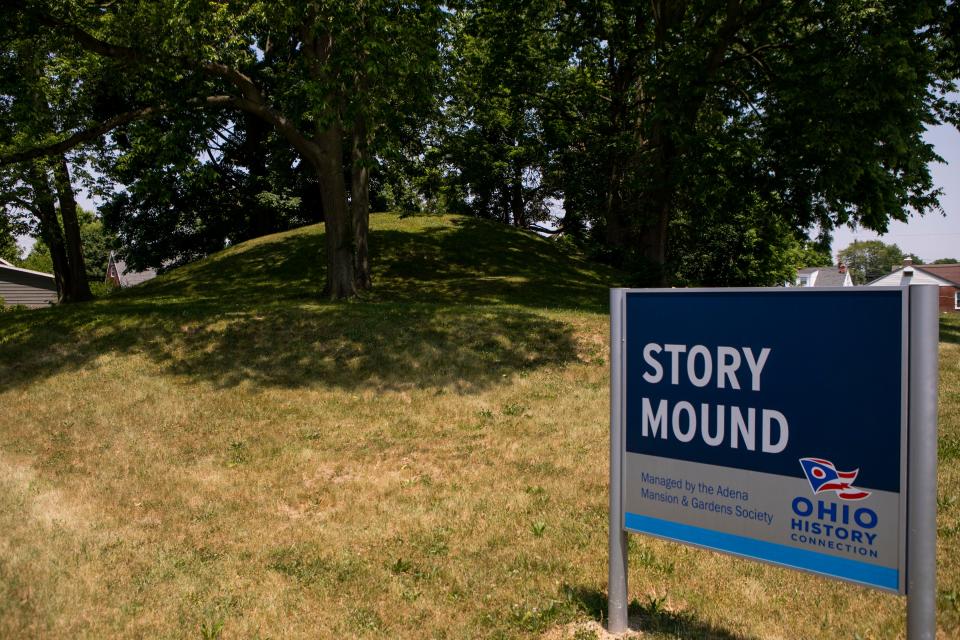 A view of the Story Mound on June 8, 2023, in Chillicothe, Ohio.