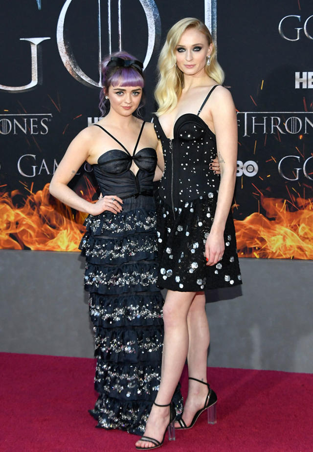 Sophie Turner in Louis Vuitton at the Game of Thrones TV Show Premiere