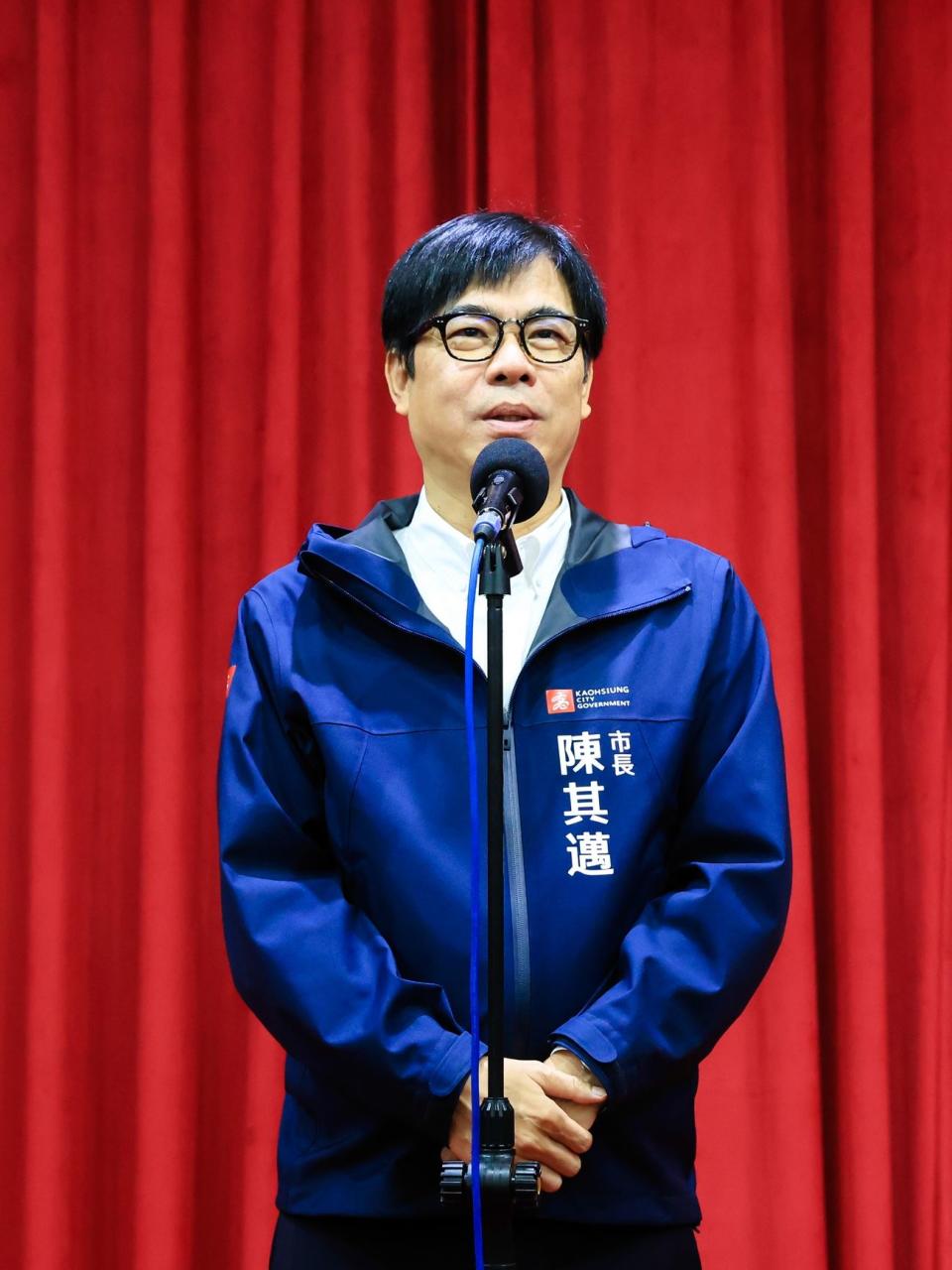 市長陳其邁於議會聯訪，期許議會在市政建設推動上給予最大支持。〈圖/記者蔡宗武翻攝〉