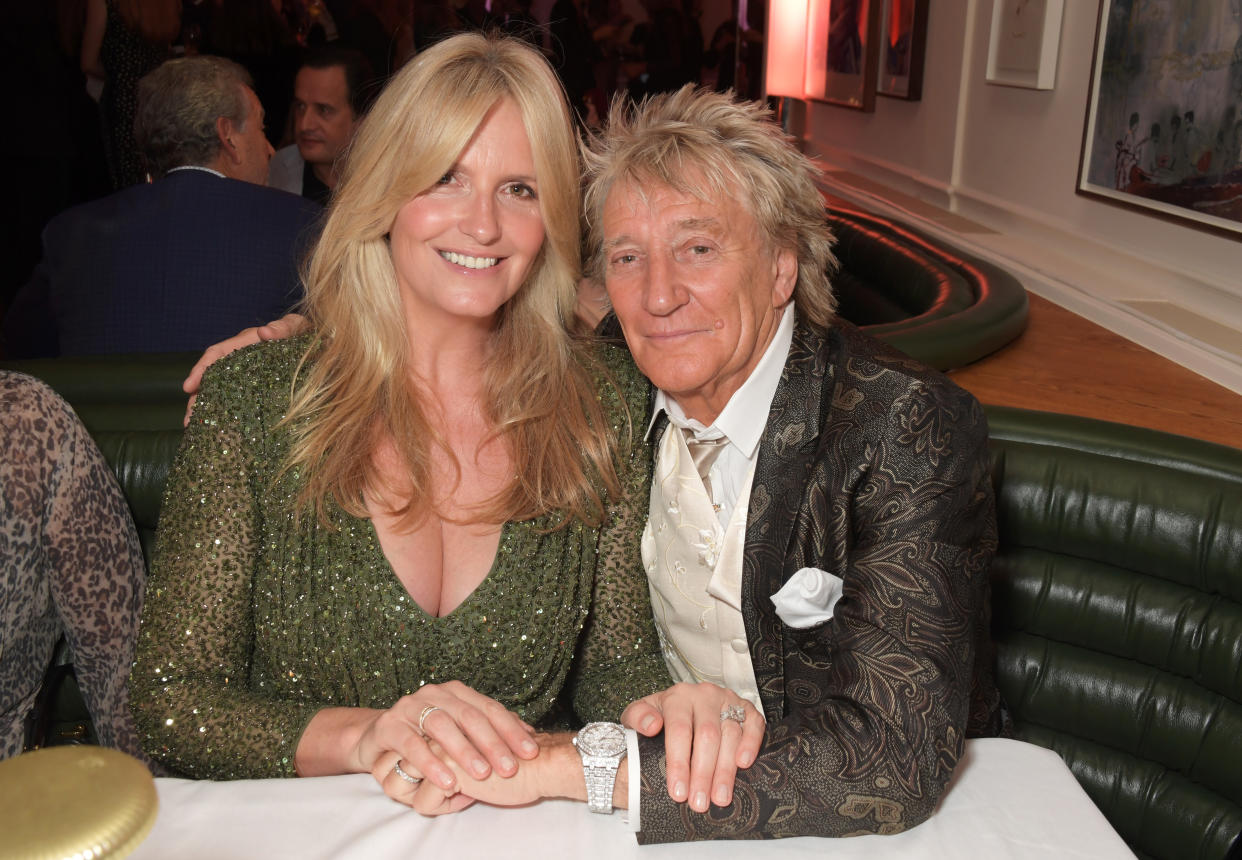 Rod Stewart discussed how important it was to support his wife Penny Lancaster through menopause. (Photo: David M. Benett/Dave Benett/Getty Images for Langan's)