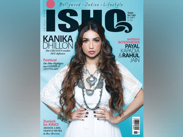 Kanika Dhillon on international Bollywood magazine 'Ishq' cover 