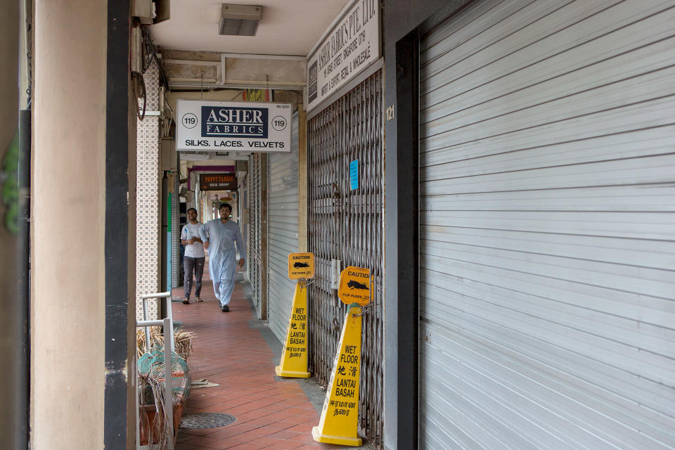 Scenes from Day 1 of Singapore's circuit breaker period