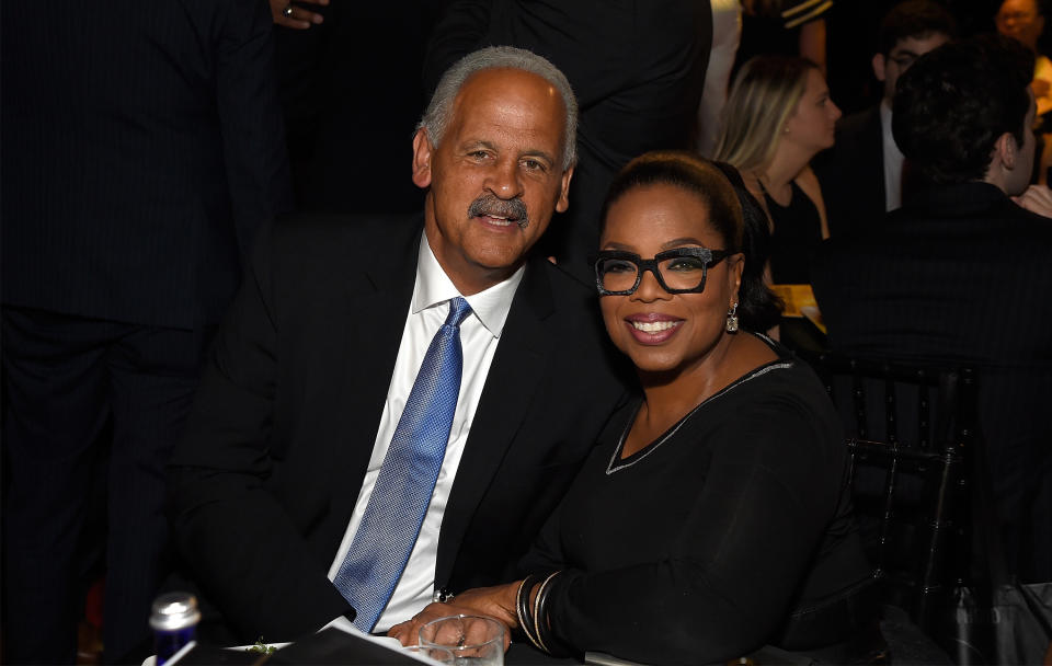 NEW YORK, NY - MAY 14:  Stedman Graham and Oprah Winfrey attend The Robin Hood Foundation's 2018 benefit at Jacob Javitz Center on May 14, 2018 in New York City.  (Photo by Kevin Mazur/Getty Images for Robin Hood)