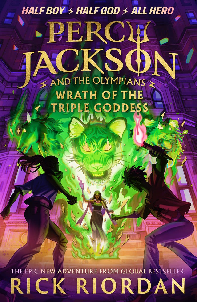 Percy Jackson new book cover UK