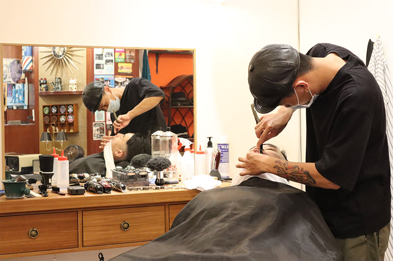 蘆洲男士造型理髮推薦設計師理容照，圖片由好好理髮提供