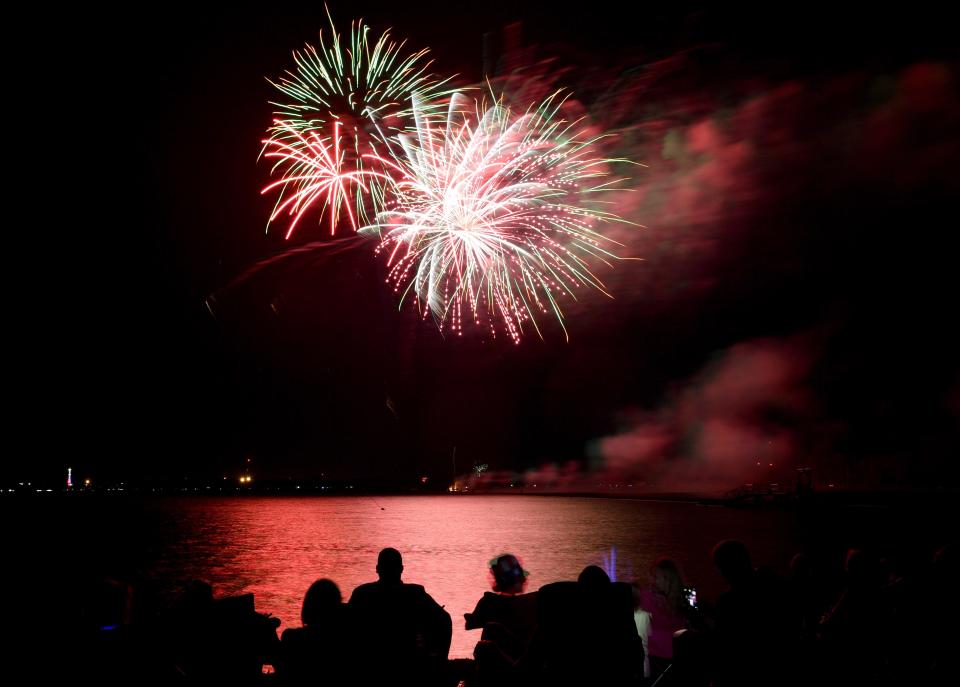 Fireworks on the Lake, pictured here in 2022, returns to Nathan Benderson Park on July 3.