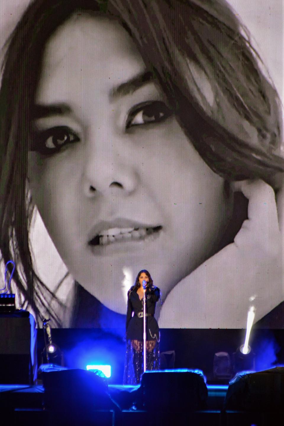 Yuridia.  (Photo by Medios y Media/Getty Images)