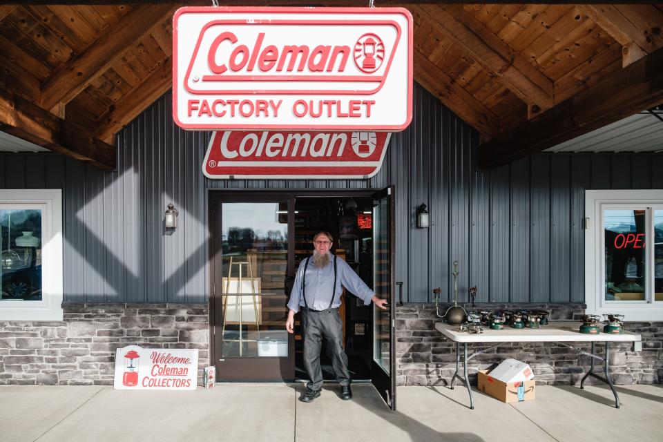 Ed Erb is the co-founder of Erb's Coleman Museum in Sugarcreek. The museum is dedicated to Coleman products.