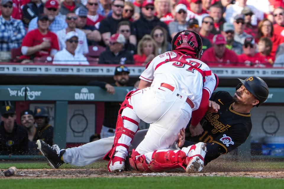 Reds catcher Tyler Stephenson is still using lessons he learned from old teammate Tucker Barnhart.