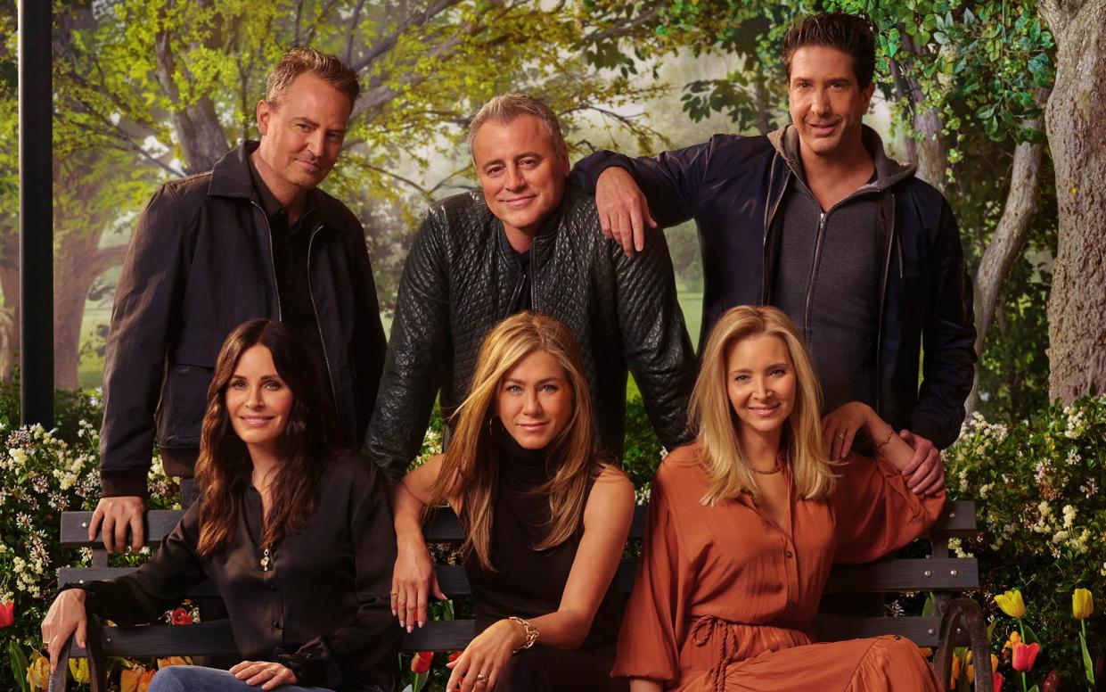 The One Where They Get Back Together: Friends cast Matthew Perry, Matt LeBlanc, David Schwimmer, Courteney Cox, Jennifer Aniston and Lisa Kudrow - HBO Max